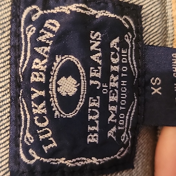 Lucky brand Jean jacket size xs - Picture 4 of 4